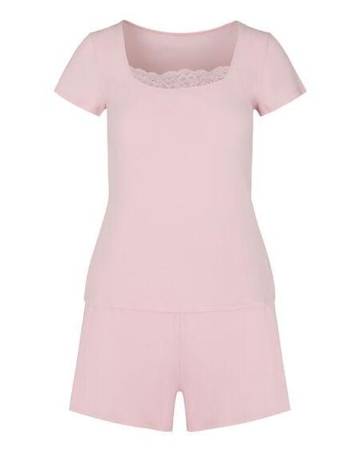 Hunkemöller Pyjama Set in het Pink