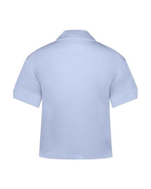 Hunkemöller Blue Essential Jersey Short-Sleeved Jacket
