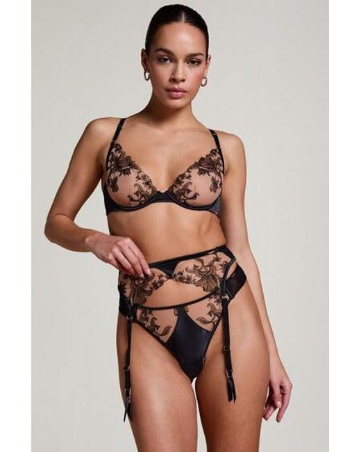 Hunkemöller Black Anouk Suspenders