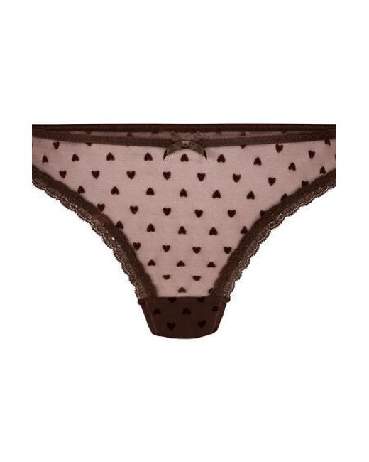 Hunkemöller String Phoebe in het Brown