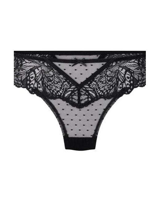 Hunkemöller Black Posie Brazilian