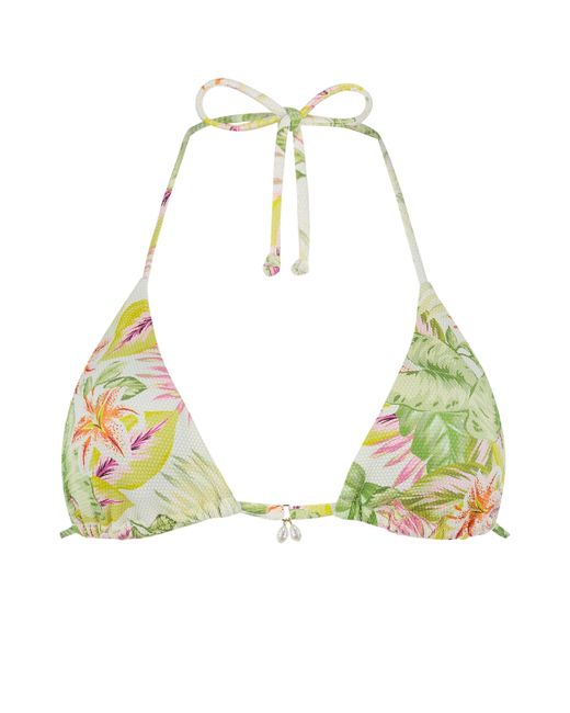 Hunkemöller Green Tropics Triangle Bikini Top
