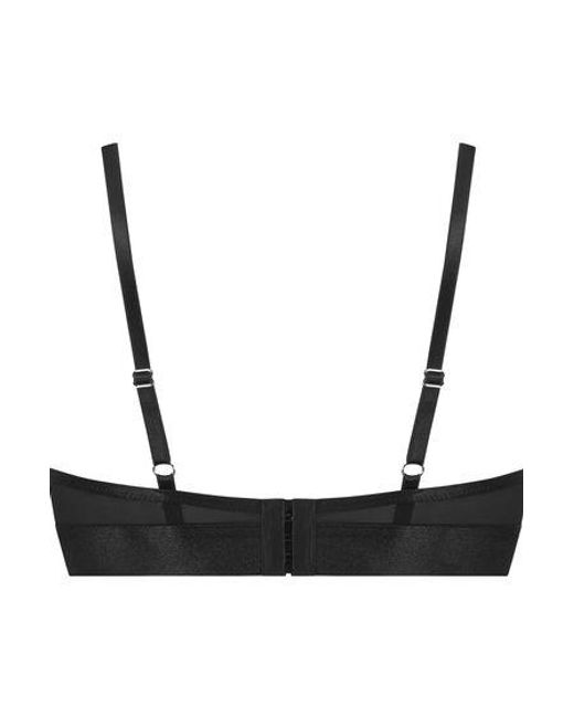 Hunkemöller Black Luna Padded Underwired Longline Bra
