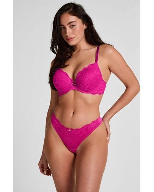 Hunkemöller Pink Marine Thong