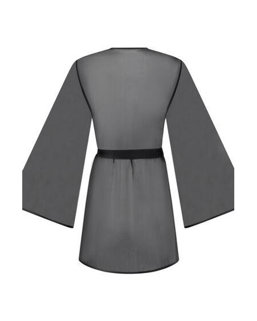 Hunkemöller Black Kimono Mesh Imani