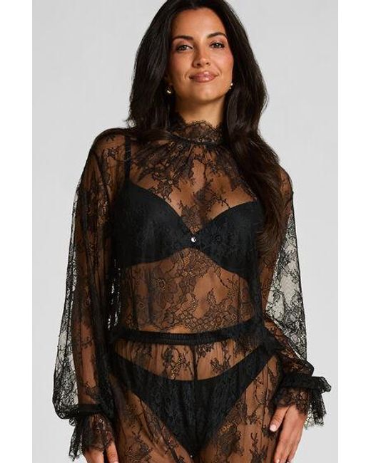 Hunkemöller Brown Pyjama Top Cecilia