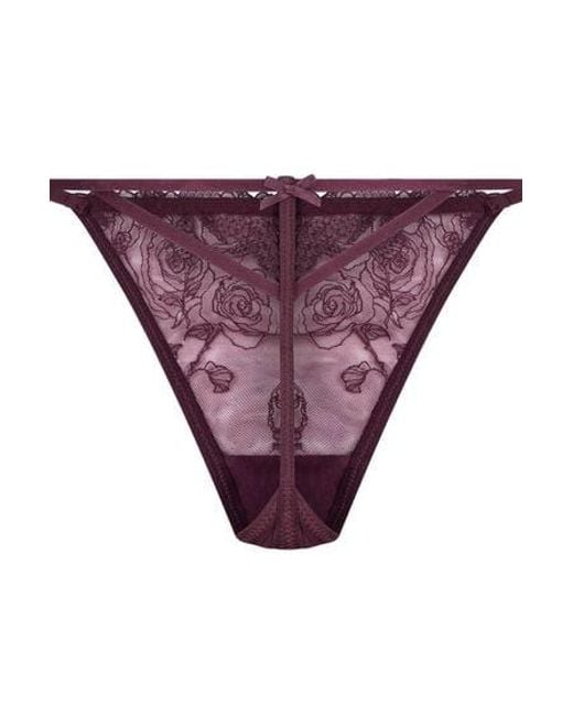 Hunkemöller Brown Hollie Highleg Thong
