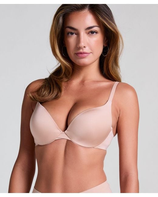 Sujetador push-up de aros preformado Smooth Hunkemöller de color Brown