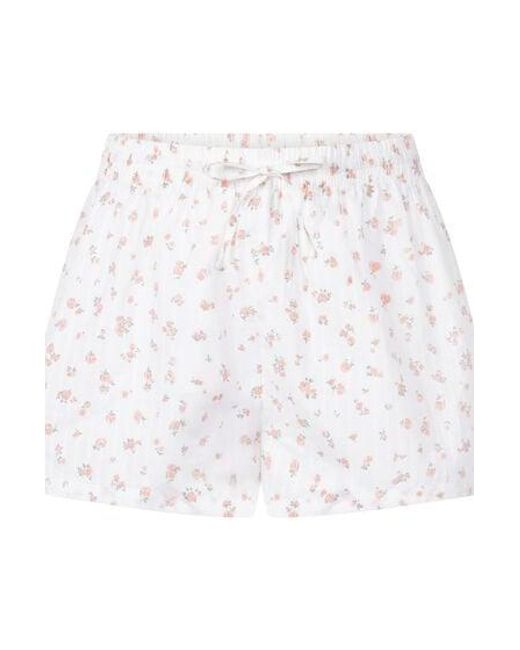 Hunkemöller White Pyjama Woven Shorts