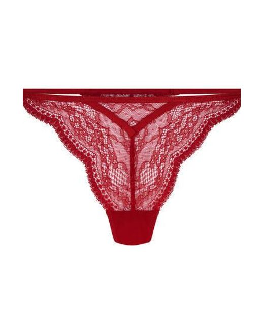 Hunkemöller String Isabelle in het Red