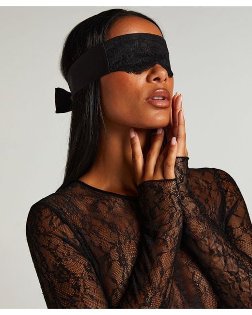 Hunkemöller Brown Blindfold Private Lace