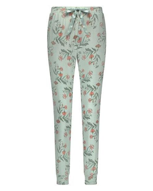 Hunkemöller Pyjamabroek Jersey in het Green