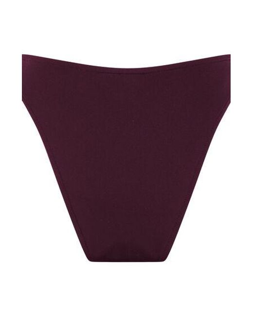 Hunkemöller Hoog Uitgesneden Neopreen Bikinibroekje in het Red