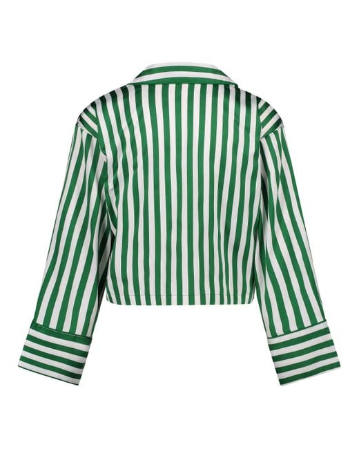 Hunkemöller Green Satin Long-sleeved Jacket