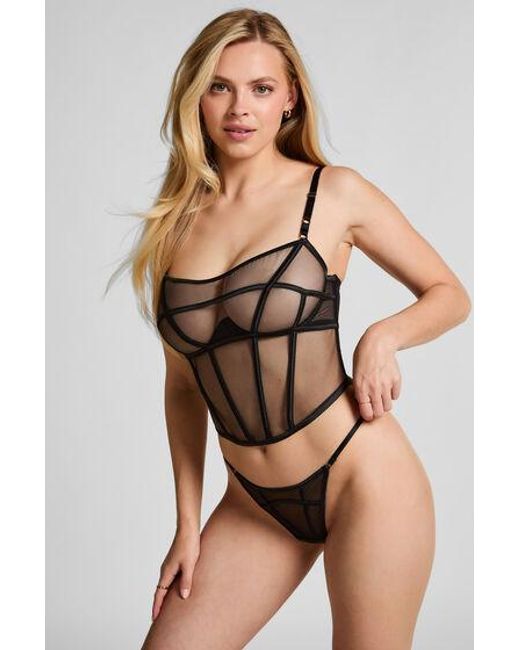 Hunkemöller Gray Marie Thong