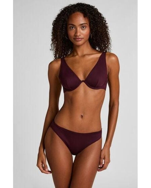 Hunkemöller Brown Neoprene Rio Bikinibottom