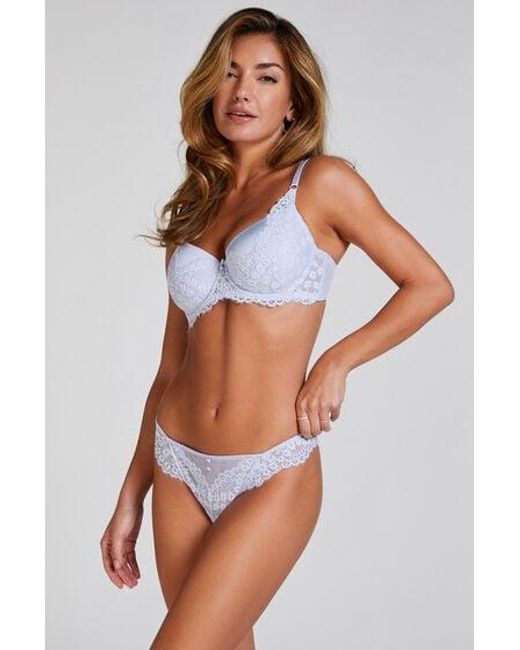 Hunkemöller White Daisy Thong