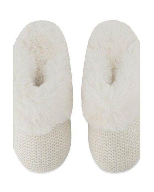 Hunkemöller Brown Teddy Mule Slipper