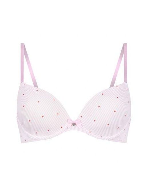 Hunkemöller Brown Plunge Padded Underwired Bra