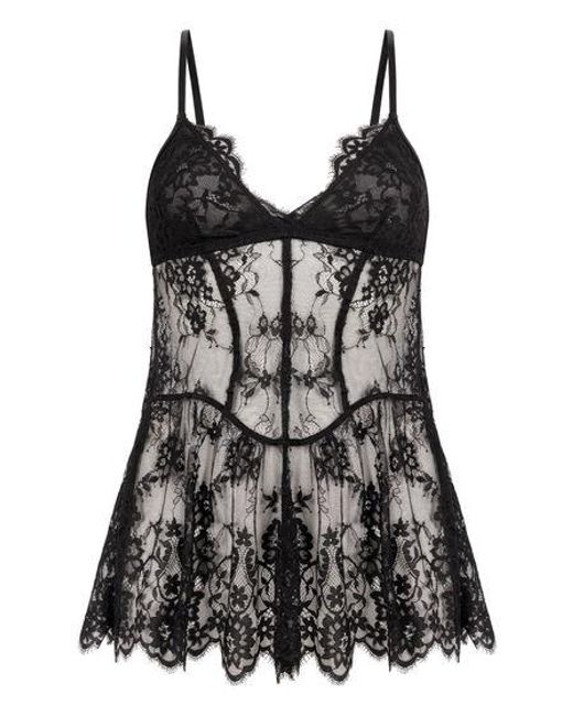 Hunkemöller Black Annabelle Babydoll