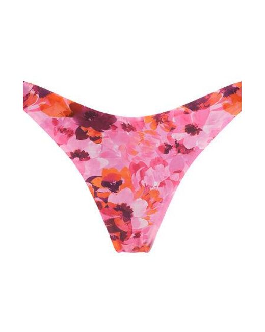 Hunkemöller Red Floral Triangle Bikini Top