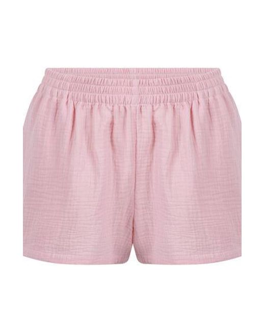 Hunkemöller Mousseline Short in het Pink