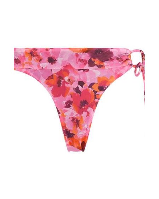 Hunkemöller Red Floral Rio Bikini Bottoms