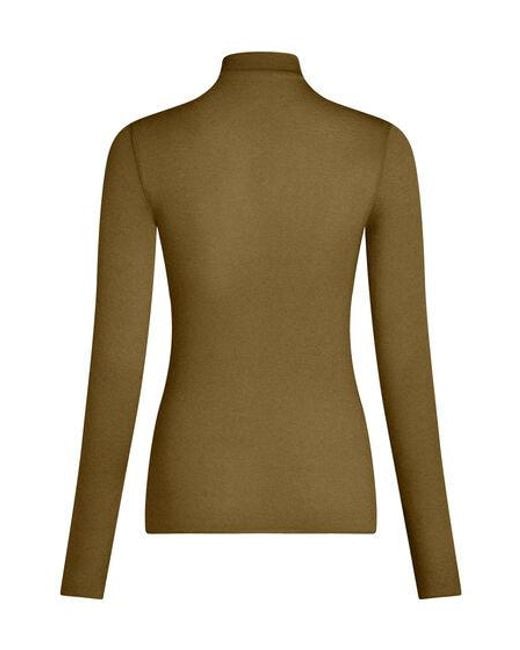 Hunkemöller Green Super Soft Turtleneck Shirt With Cashmere