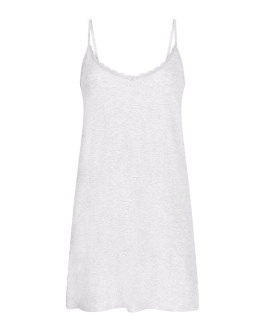 Hunkemöller Pointelle Slipdress in het White