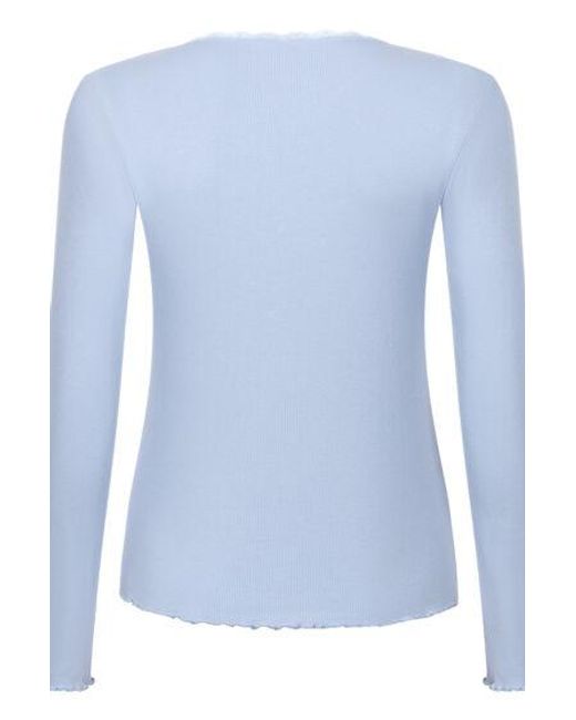 Hunkemöller Blue Top Jersey Rib