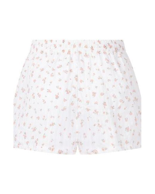 Hunkemöller White Pyjama Woven Shorts