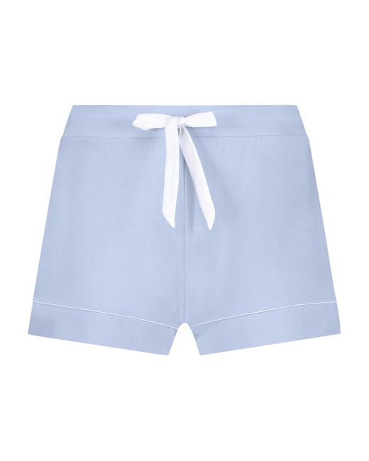 Hunkemöller Blue Jersey-Shorts Essential