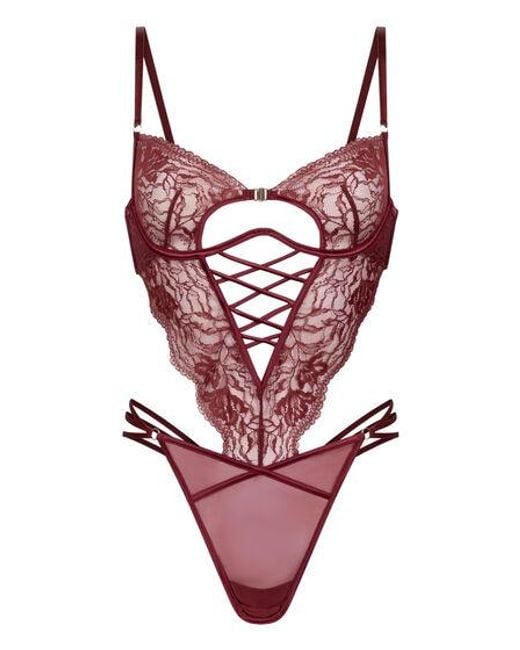 Hunkemöller Red Greta Body