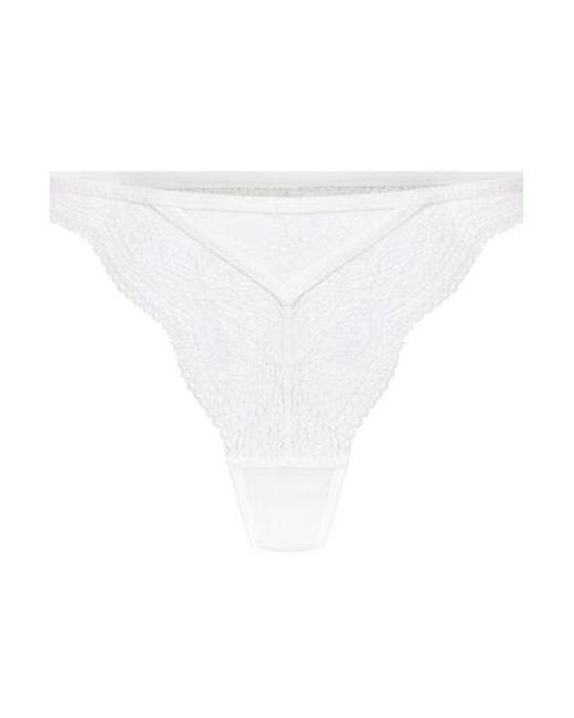 Hunkemöller String Isabelle in het White