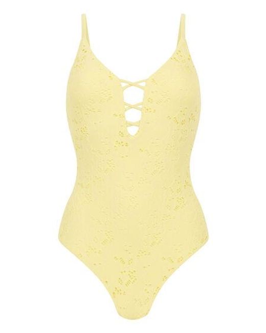 Hunkemöller Green Crochet Bathingsuit