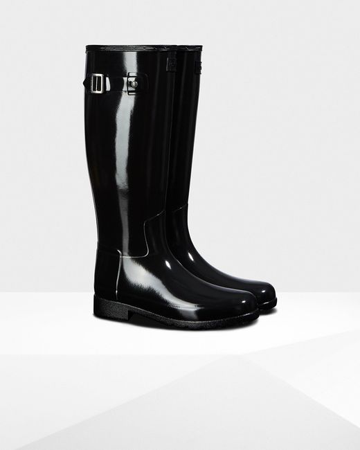 hunter tall wellington boots