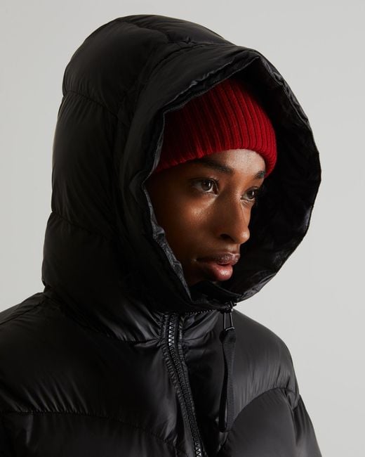 a line puffer coat