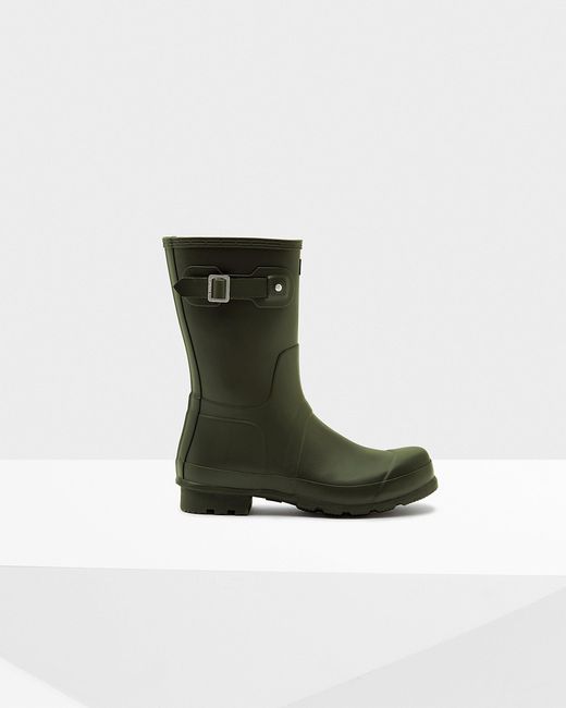 hunter green wellington boots