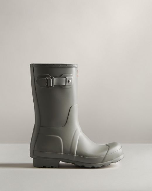 gray hunter rain boots