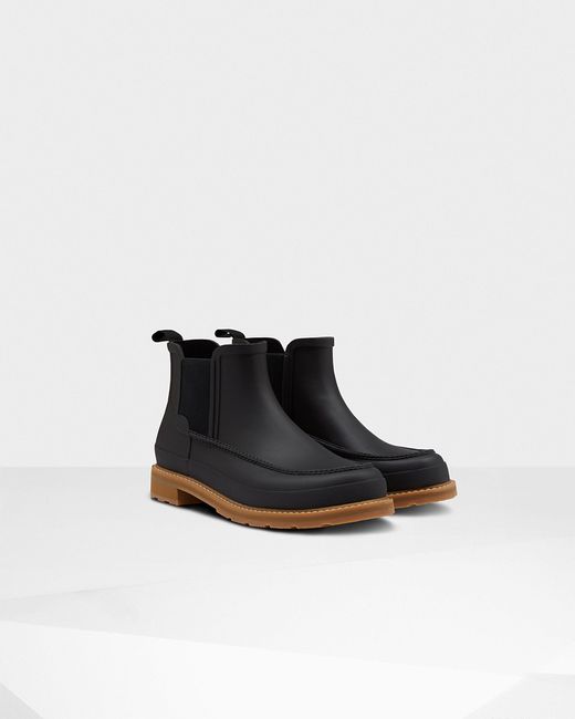 moc toe chelsea boots