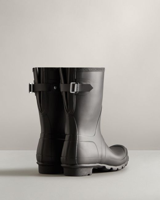 hunter boots short adjustable back