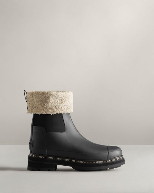 hunter refined stitch detail bootie