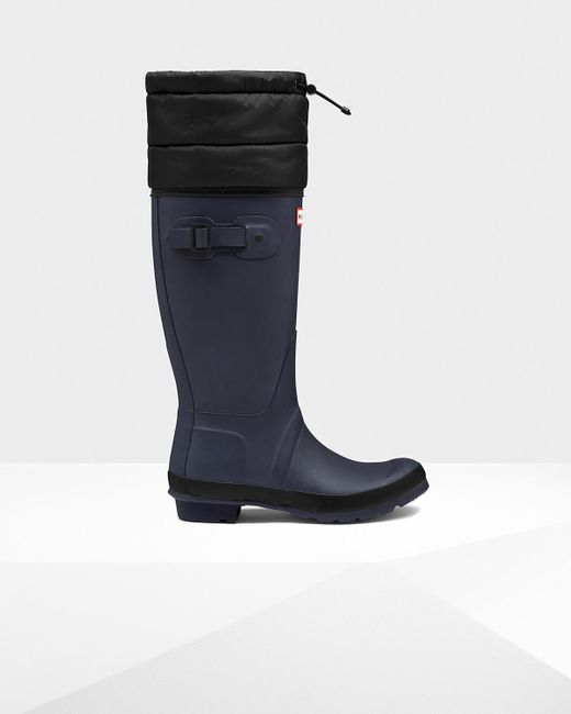 Hunter Women's Original Tall Quilted Cuff Rain Boots Lyst