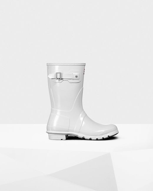 hunter women's original short gloss rain boots