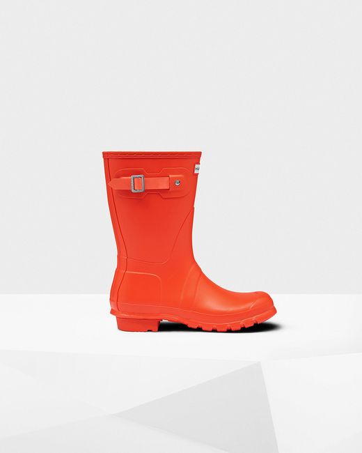 hunter orange boots