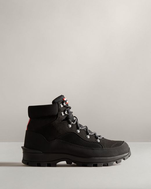 hunter leather commando boots