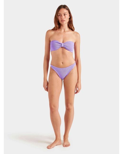 Hunza G Brown Jean Bikini