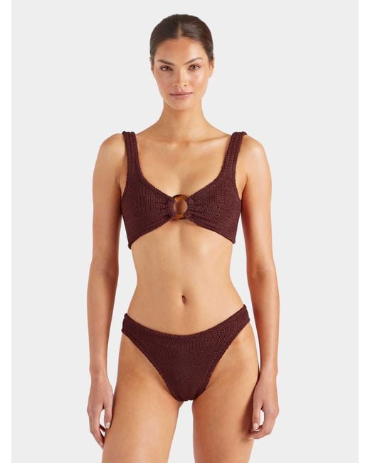 Hunza G Brown Julia Bikini