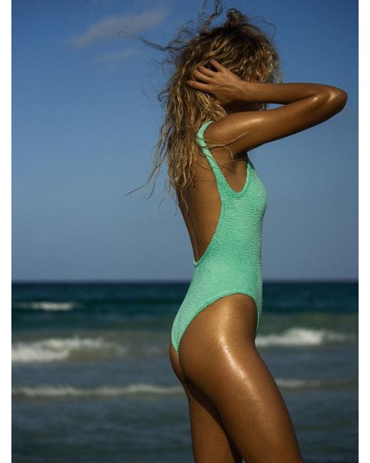 Hunza G Green One-Piece