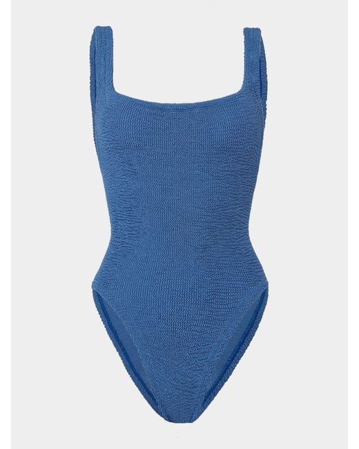 Hunza G Blue Square Neck Swim